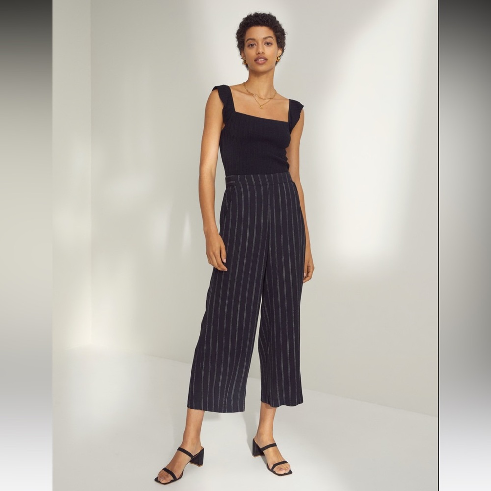 Wilfred (Aritzia) Striped Faun Pant